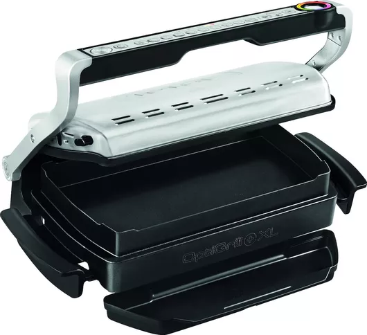 Tefal OptiGrill + XL Τοστιέρα Γκριλιέρα με Αποσπώμενες Πλάκες 2000W Inox