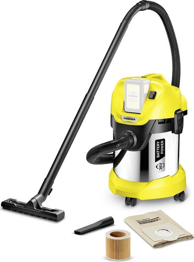 Ηλεκτρική Σκούπα Karcher WD 3 Battery Premium