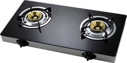 Επιτραπέζια Εστία Bormann BLG8000 Υγραερίου Διπλή Μαύρο