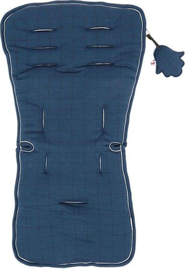 Κάλυμμα Καροτσιού Minene Squares Μπλε