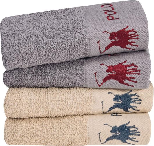 Σετ Πετσέτες Μπάνιου Greenwich Polo Club 2671 4τμχ Πολύχρωμο