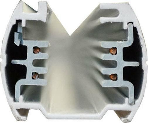 Ράγα Φωτιστικών V-TAC 9955 από Αλουμίνιο 4 Καλωδίων 2m για Σποτ Λευκό 