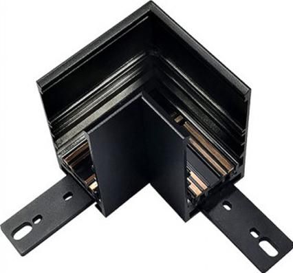 Σύνδεσμος Ράγας Φωτιστικών V-TAC 7972 Γωνία για Σποτ Μαύρο 