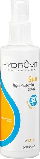 Αντηλιακό Προσώπου & Σώματος Hydrovit Sun High Pretection Spray SPF30 150ml