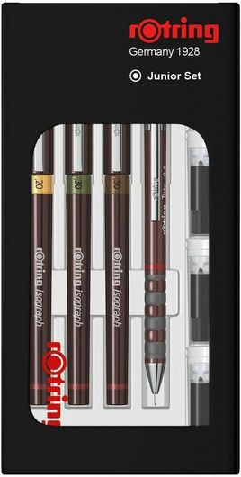 Σετ Ραπιδογράφοι Rotring Isograph Junior 0.2/0.3/0.5mm