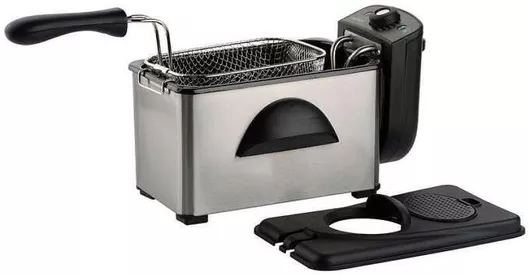 Crown CDF-303IX Φριτέζα 3lt Ασημί