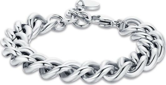 Γυναικεία Αλυσίδα Χειρός Luca Barra BK2067 από Ατσάλι Λευκό