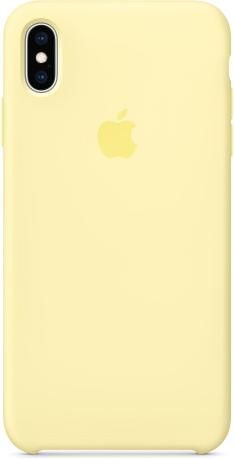 Θήκη Κινητού Apple Back Cover για Apple iPhone XS Max Σιλικόνης Mellow Yellow