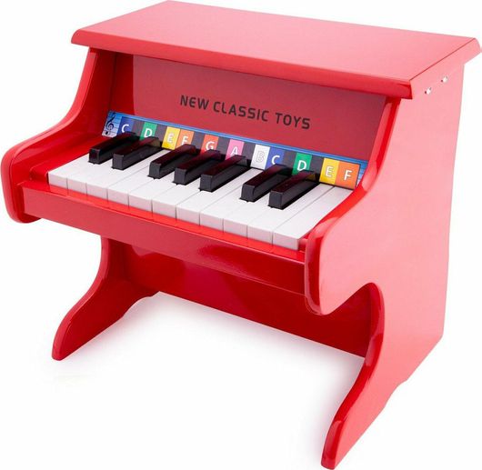 Ξύλινο Πιάνο New Classic Toys Κόκκινο