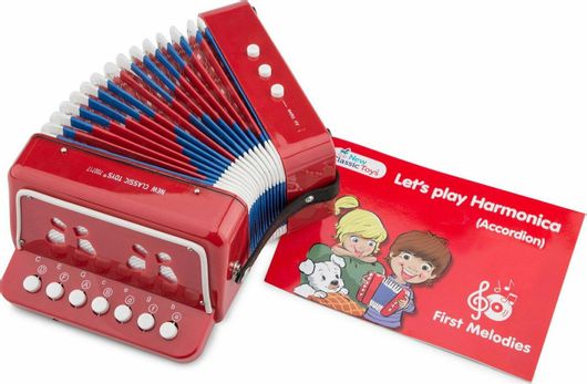 Παιδικό Ακορντεόν New Classic Toys Κόκκινο