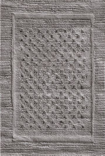 Πατάκι Μπάνιου Kentia Raven Βαμβακερό 60x90cm Γκρι