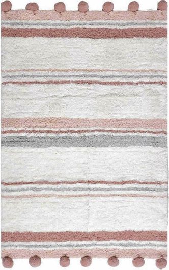 Πατάκι Μπάνιου Kentia Jackson Βαμβακερό 60x90cm Εκρού
