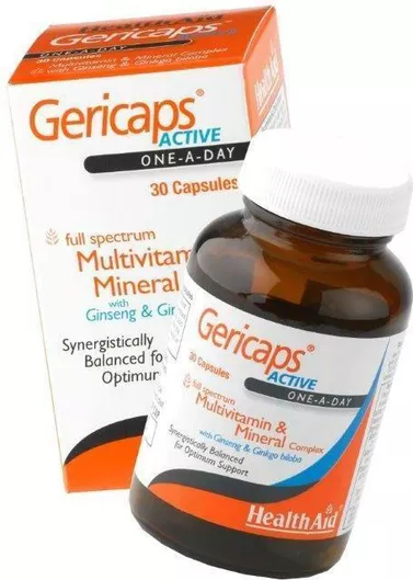 Health Aid Gericaps Active 30 Κάψουλες