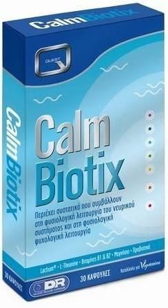 Quest Calm Biotix Συμπλήρωμα για το Άγχος 30 Κάψουλες