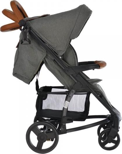 Καρότσι Μωρού Bebe Stars Πολυκαρότσι Malibu 3 σε 1 Γκρι