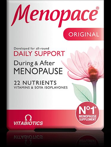 Vitabiotics Menopace Original Daily Support Συμπλήρωμα για την Εμμηνόπαυση 30 Ταμπλέτες