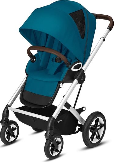 Βρεφικό Καρότσι Cybex Balios S Lux Navy Blue Silver Frame