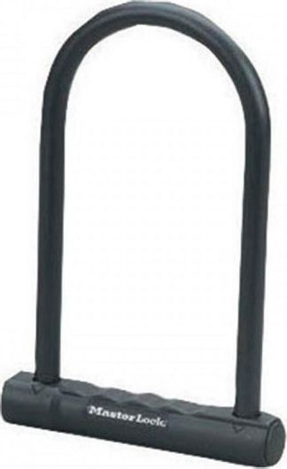 Κλειδαριά Ποδηλάτου Master Lock U-Lock Hardened Steel Πέταλο με Κλειδί Μαύρη