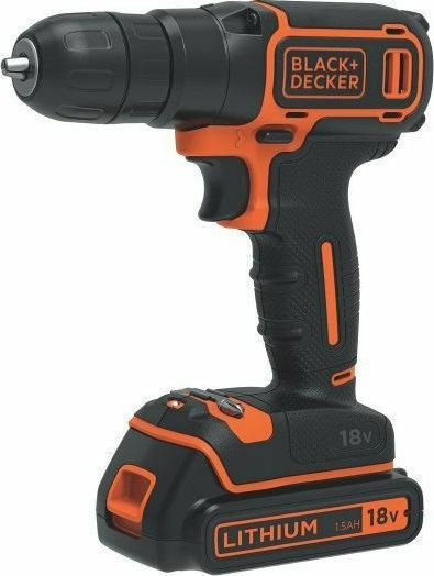 Κρουστικό Δραπανοκατσάβιδο Black & Decker BDCHD18 18V 2 Ταχυτήτων