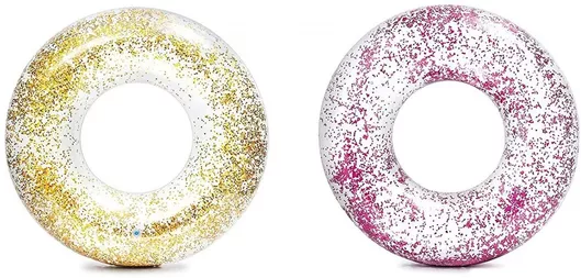 Intex 56274 Glitter Tube Φουσκωτή Σαμπρέλα Θαλάσσης 119cm Τυχαία Επιλογή Χρώματος