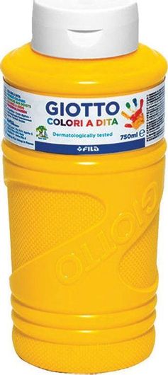 Δακτυλομπογιές (Δακτυλοχρώματα) Giotto 750ml Κίτρινο