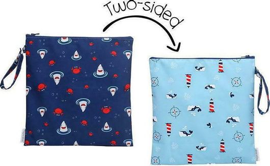 Παιδική Τσάντα Βόλτας FlapJackKids Shark Γκρι