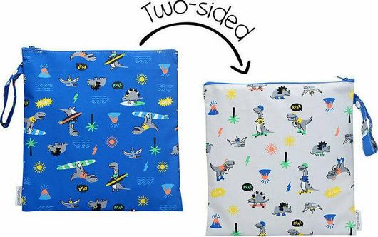 Παιδική Τσάντα Βόλτας FlapJackKids Dino Μπλε