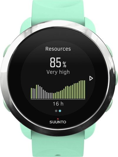 Smartwatch Suunto 3 SS050051000 43mm Aluminium Case Silver & Silicone Strap Ocean 