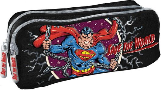 Graffiti Superman Κασετίνα Μαύρο