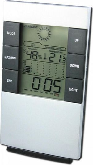 Έξυπνο Ρολόϊ & Ξυπνητήρι & Μετεωρολογικός Σταθμός