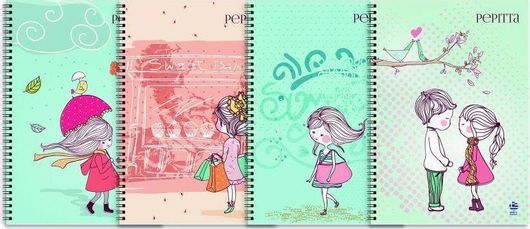 Τετράδιο Σπιράλ Neohart Ριγέ Β5 90φυλλο