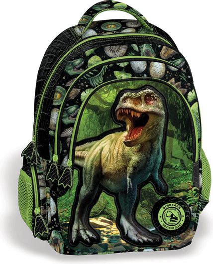 Σχολική Τσάντα Δημοτικού Graffiti 417037 Dinosaur Πράσινο