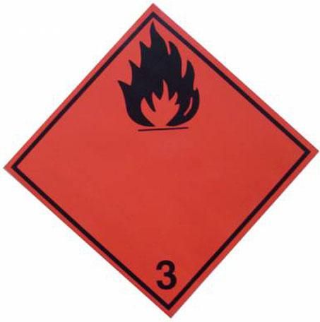 Πινακίδα Φορτηγού Φλόγες 308 13.5cmx13.5cm