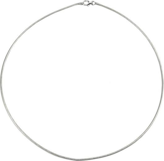 Γυναικεία Λευκόχρυση Αλυσίδα Λαιμού 14K Μήκους 40cm