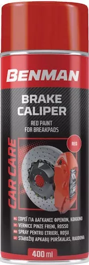 Σπρέι Βαφής Benman 33871 για Φρένα Αυτοκινήτου Κόκκινο 400ml