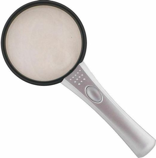 Μεγεθυντικός Φακός 80Mm με Φως Μ1367