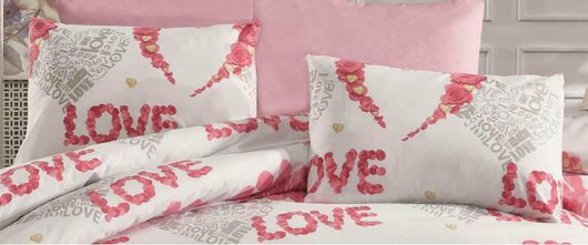 Μαξιλαροθήκη Dimcol Πάθος 304 50x70cm Ροζ