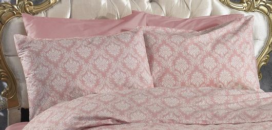 Μαξιλαροθήκη Dimcol Οφηλία 277 50x70cm Ροζ