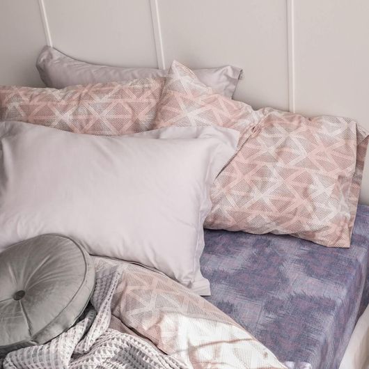 Σετ Μαξιλαροθήκες Palamaiki Fashion Life 6150 2τμχ 50x75cm Ροζ