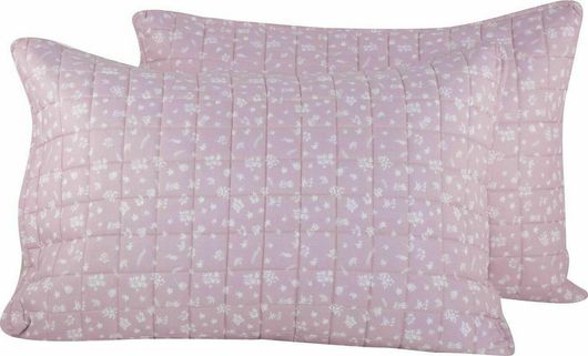 Σετ Μαξιλαροθήκες Nef-Nef Botanic 2τμχ 52x72cm Ροζ