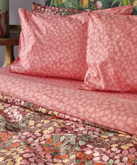 Σετ Μαξιλαροθήκες Kentia Lane 05A 2τμχ 50x70+1cm Ροζ