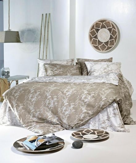 Σετ Μαξιλαροθήκες Kentia Feng Shui 22 2τμχ 50x70+1cm Μπεζ