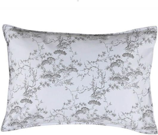 Σετ Μαξιλαροθήκες Kentia Feng Shui 22A 2τμχ 50x70+1cm Γκρι