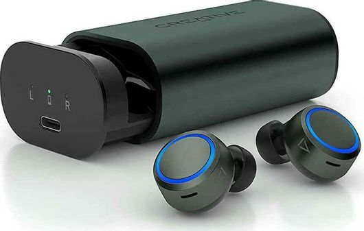 Bluetooth Handsfree Creative Outlier Air V3 In-ear με Θήκη Φόρτισης Μαύρα