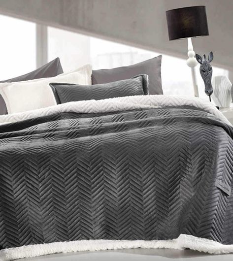 Μαξιλαροθήκες Σετ Guy Laroche Velluto Oxford 52x72cm Γκρι