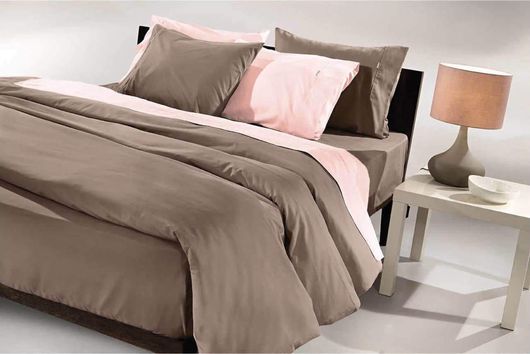 Μαξιλαροθήκες Σετ Guy Laroche Prime 52x72cm Καφέ