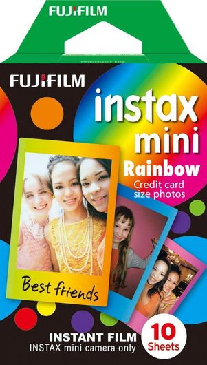 Fujifilm Color Instax Mini Instant Φιλμ 10 ExposuresRainbow