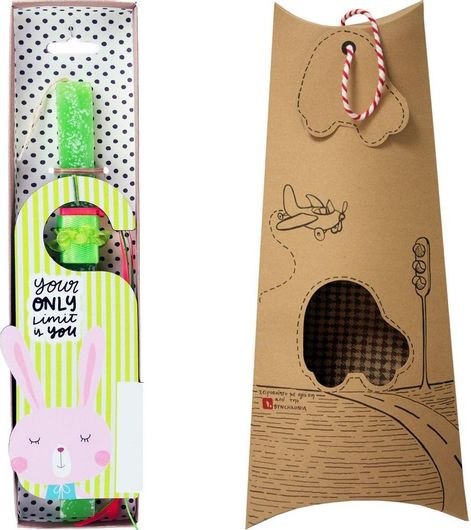 Πασχαλινή Λαμπάδα Ταμπέλα Πόρτας Κουνελάκι