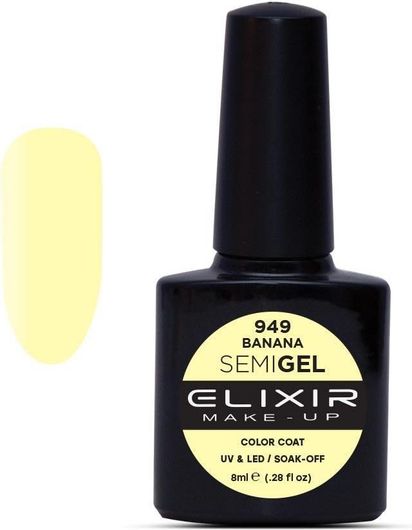 Ημιμόνιμο Βερνίκι Νυχιών Elixir Semi Gel 949 Baa 8ml