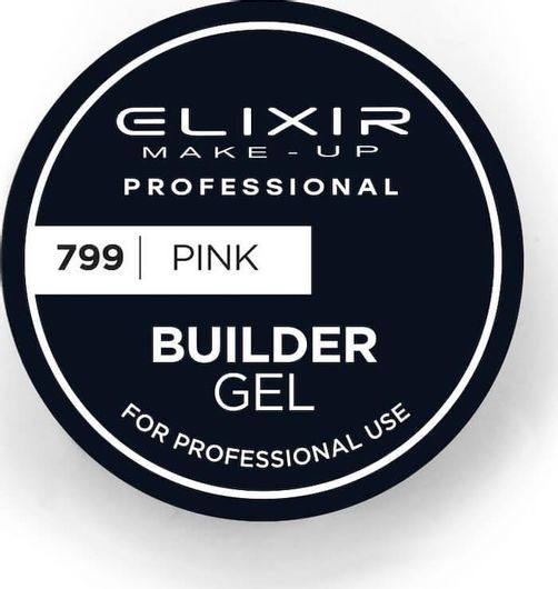 Gel Elixir Professional Builder 799 30gr Ροζ